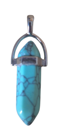 PENDENTIF HOWLITE TURQUOISE