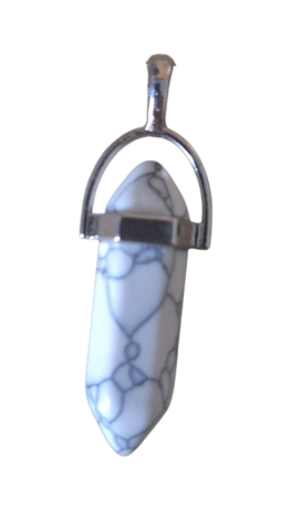 PENDENTIF HOWLITE BLANCHE